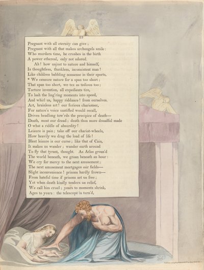 Pensieri notturni di Young, Pagina 23, Critichiamo la natura per una durata troppo breve da William Blake